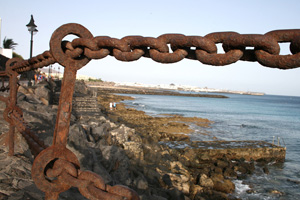 Big Chain on Beach