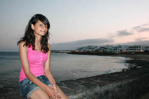 Steph at Lanzarote