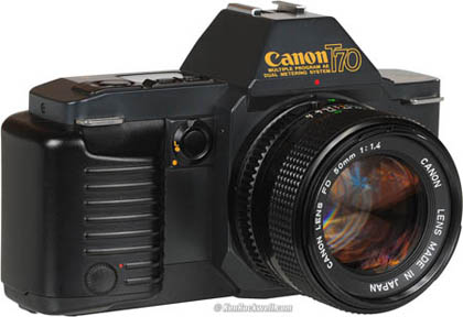 Canon T70 wiht 1.4 lens
